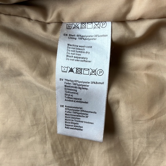 Canvas Hooded Parka Jacket in Black - Picture 7 of 10